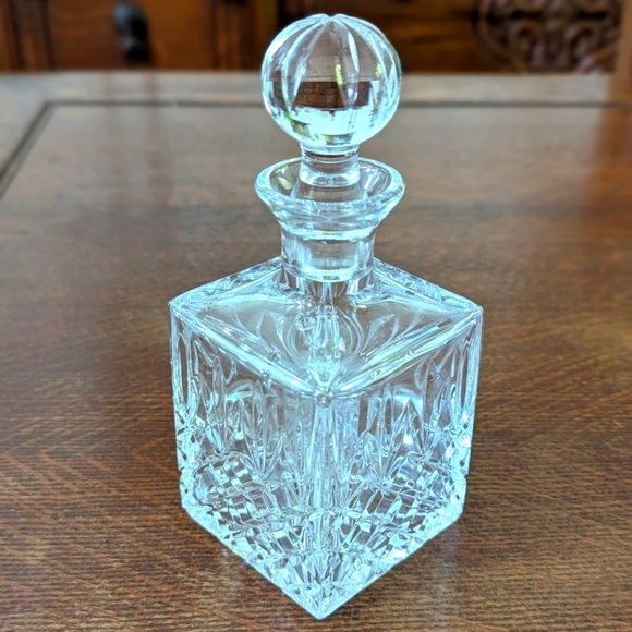 Vintage Cut Crystal Cordial Glass Decanter - Made In Portugal - Picture 7 of 11